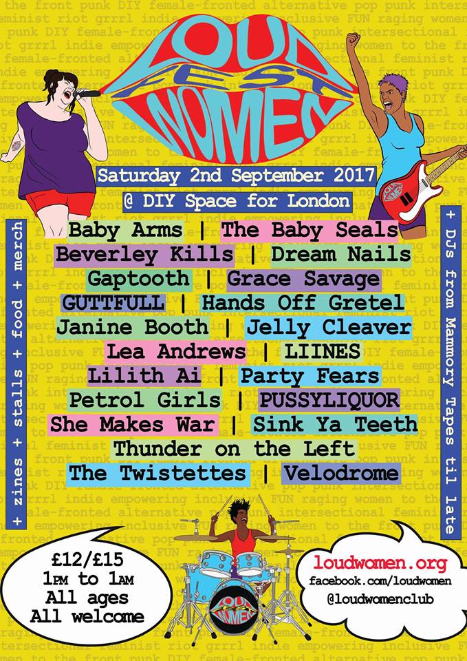 Loud Women Fest 2nd September 5 loud women fest