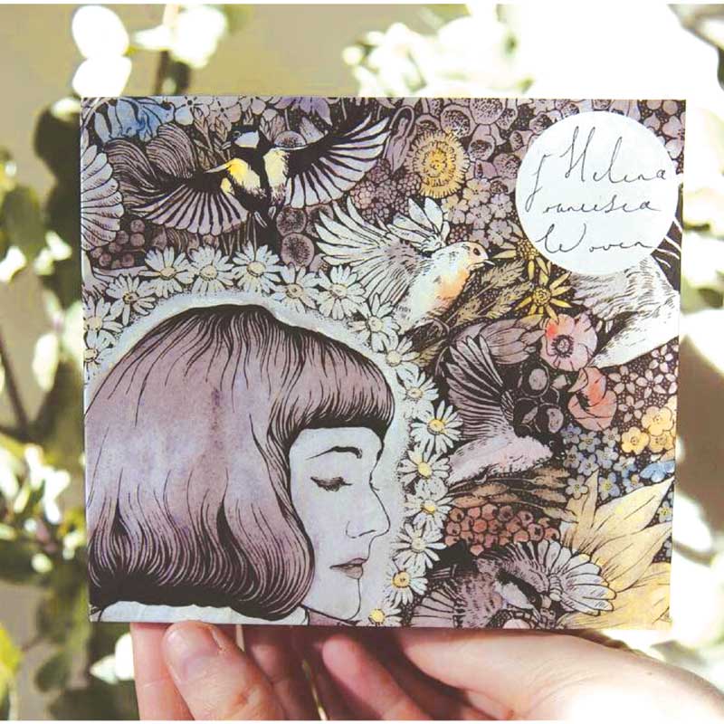 Helena Francesca Ecopak 7 Selling CDs on social media