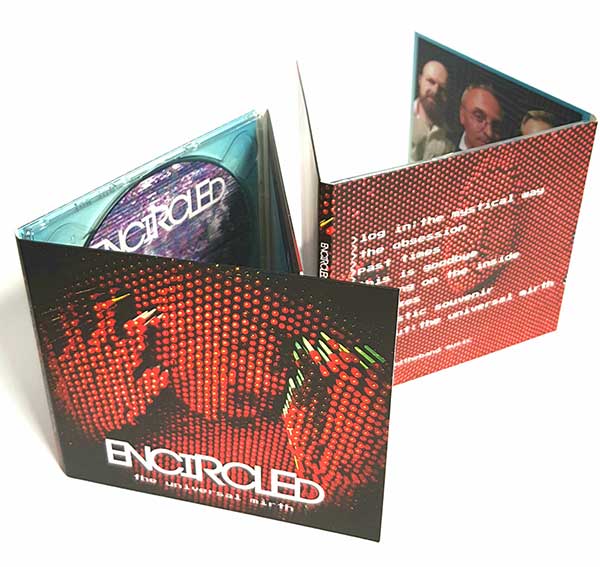 6 panel Digipak CD duplication