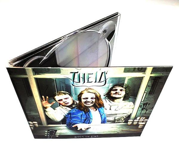 Picture showing CD duplication project created for Burton Upon Trent based band Wrest