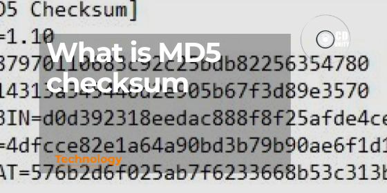 What is md5 checksum
