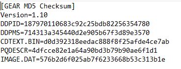 md5 checksum